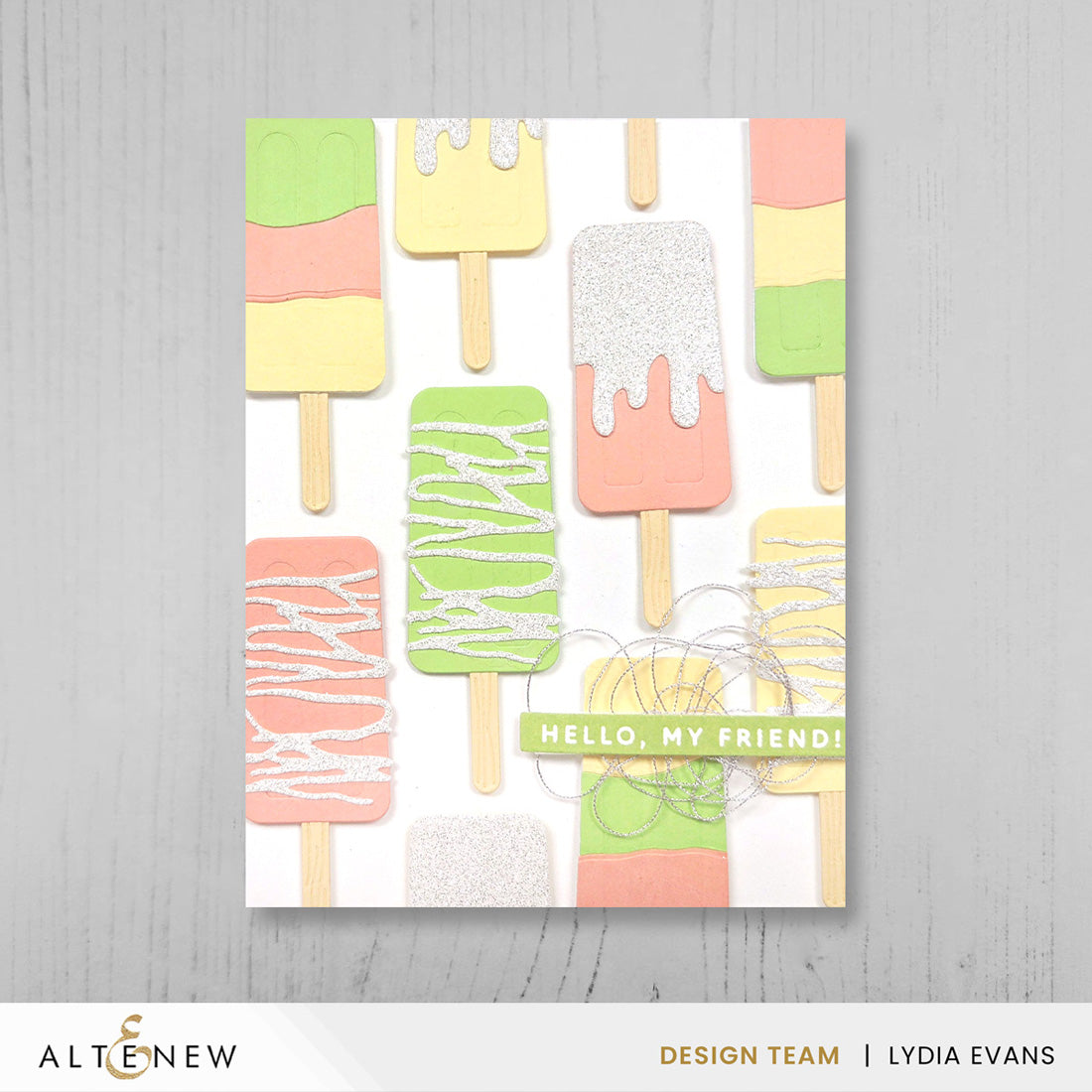 Altenew Mini Delight: Sweet Popsicles Stamp & Die Set - ALT11510BN