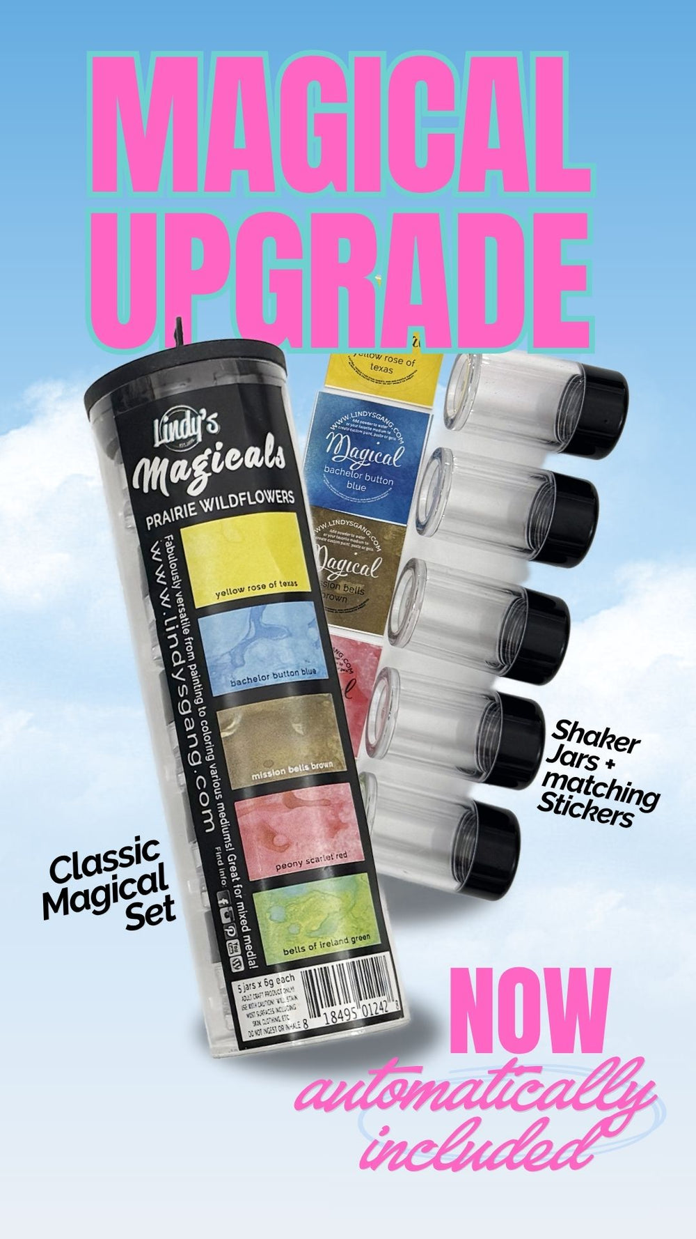 Lindy's Gang Victorian Bouquet SHIMMER Magicals + Shaker/Sticker Pack