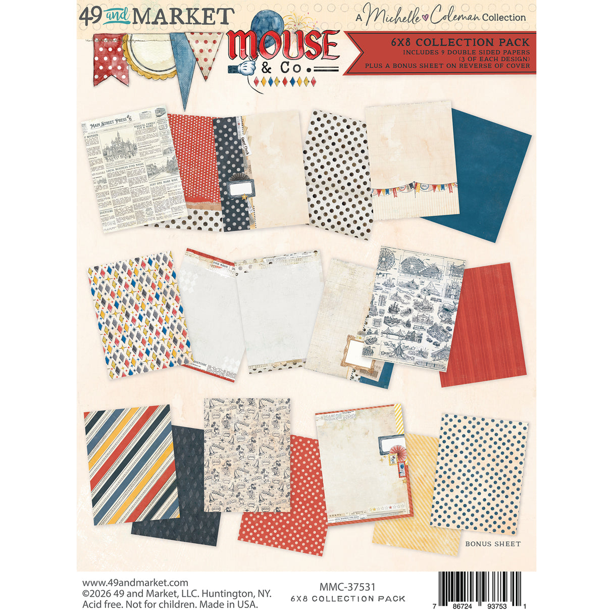 49 and Market Mouse & Co. 6x8 Collection Pack - MMC-37531