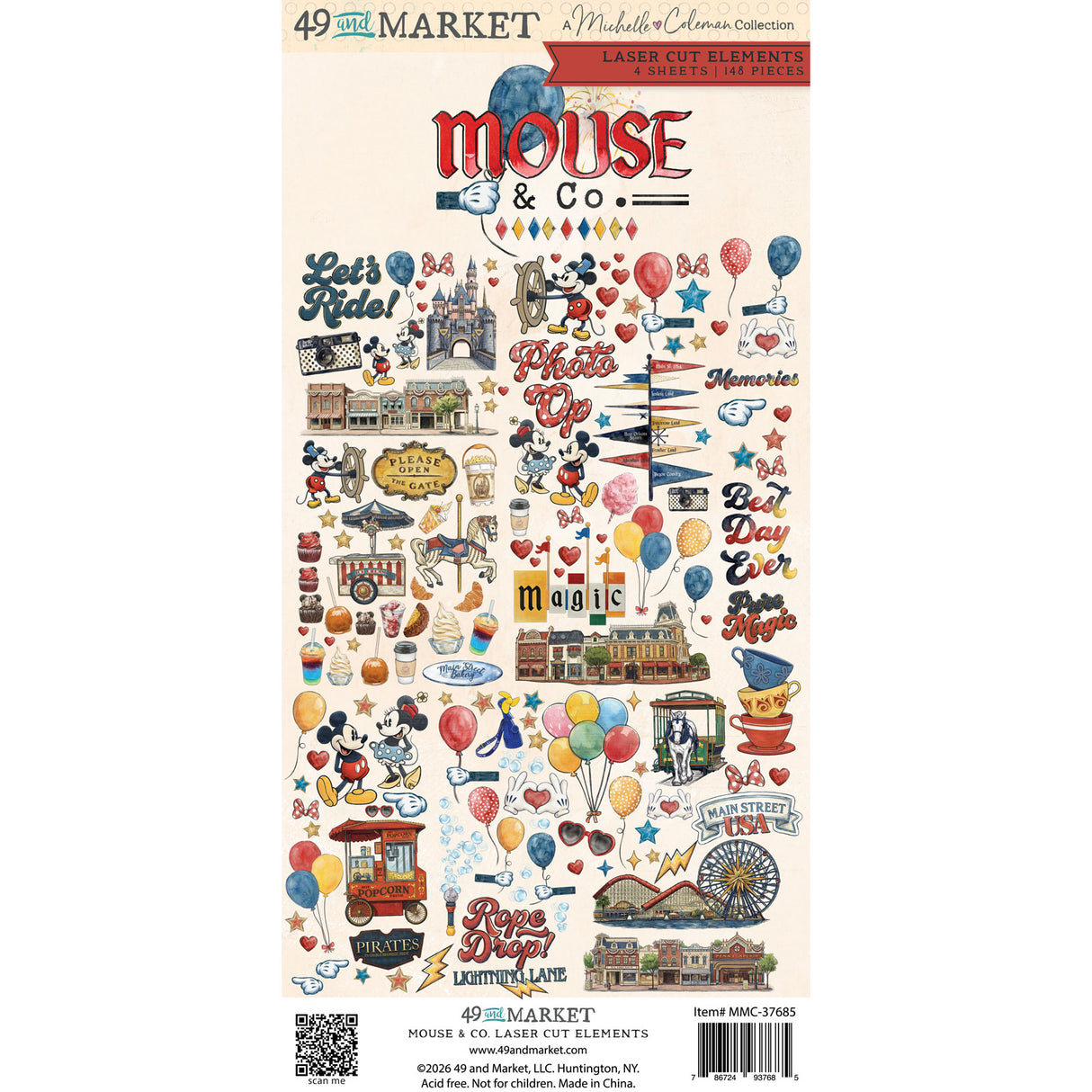 49 and Market Mouse & Co. Laser Cut Elements - MMC-37685
