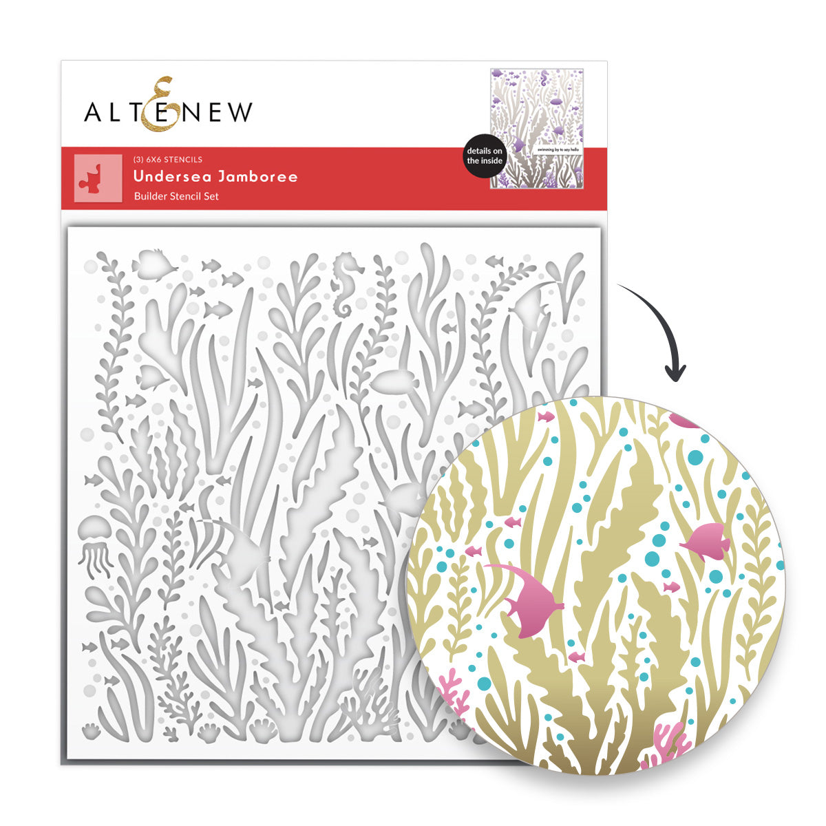 Altenew Undersea Jamboree Stencil Set (3 in 1)