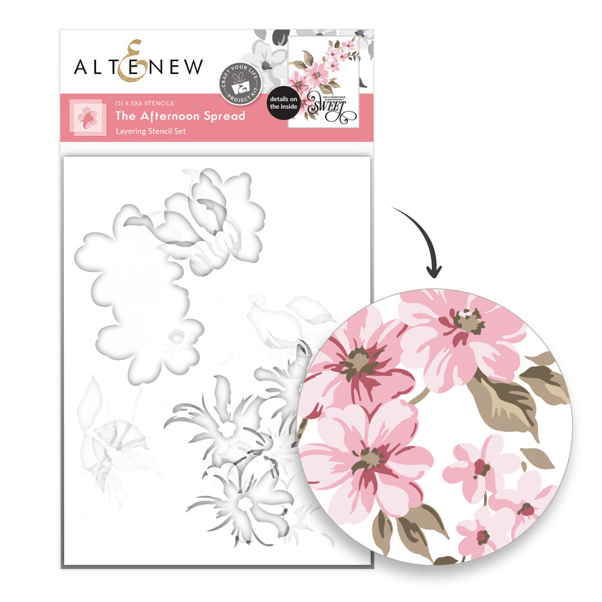 Altenew Craft Your Life Project Kit: The Afternoon & Add-on Die Bundle