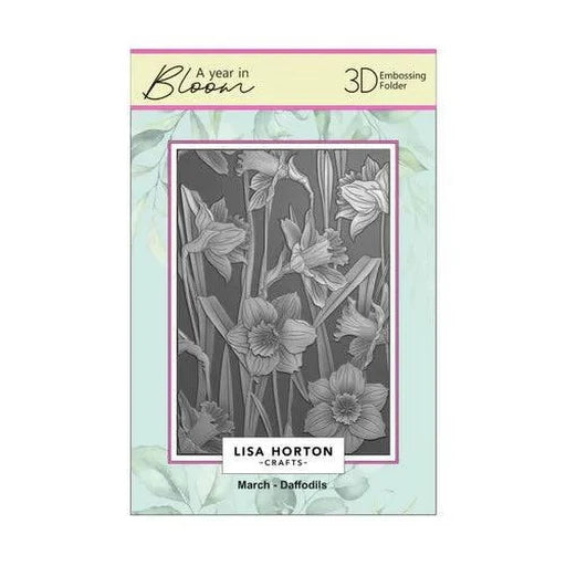 Lisa Horton Crafts Limited Edition Embossing Folders A Year In Bloom - 2025