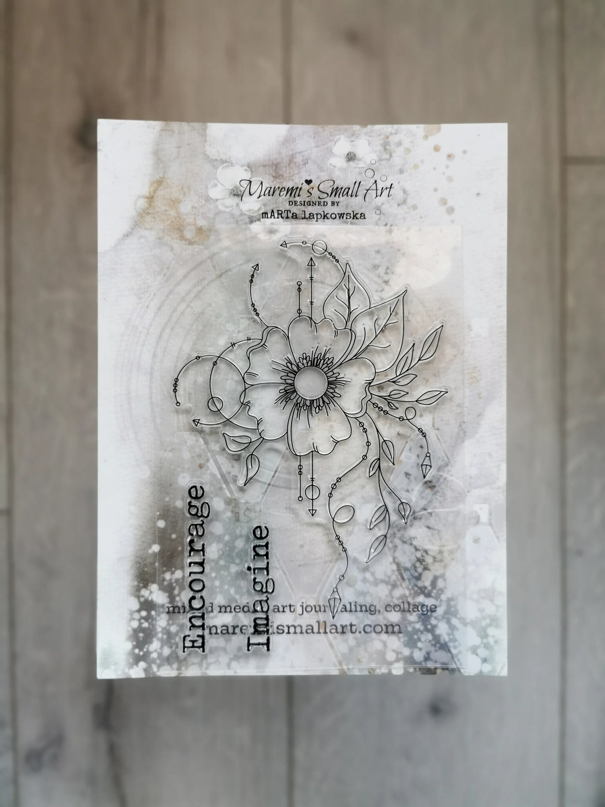 Maremi's Stamp Set Flower Encourage