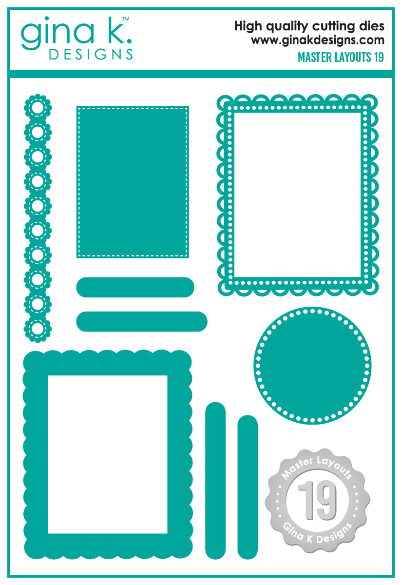 Gina K Designs DIE- Master Layouts 19