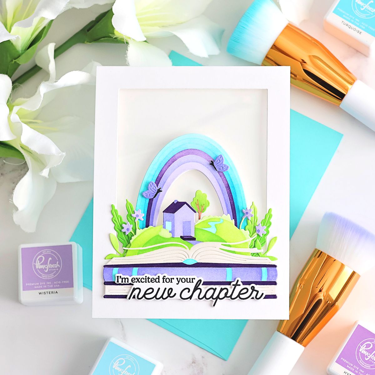 Pinkfresh Studio Nature's Narrative die & Stencil Bundle