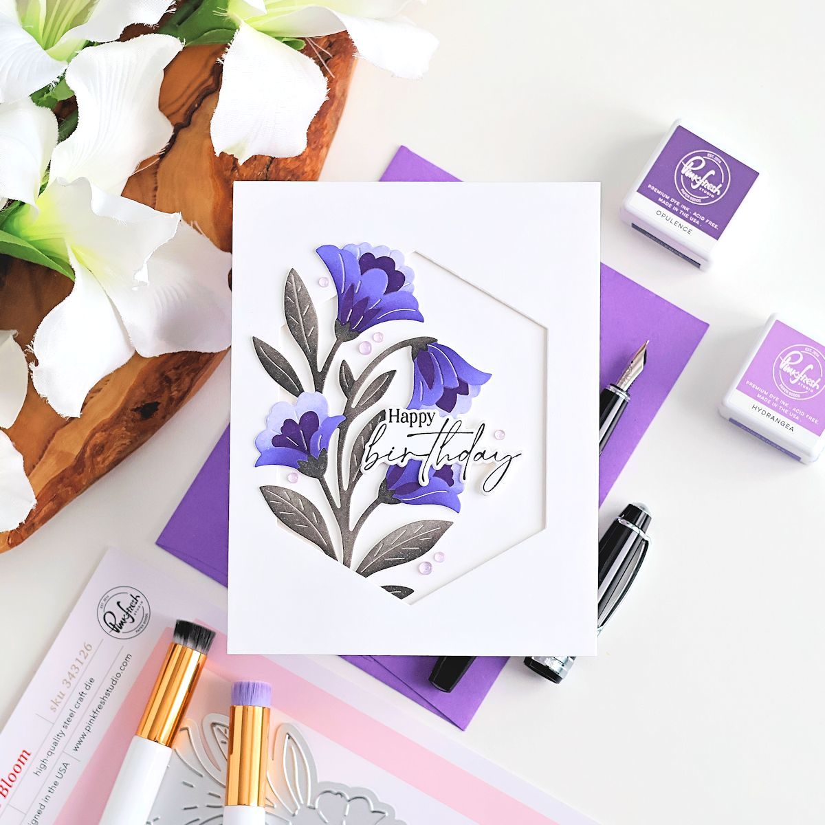 Pinkfresh Studio Sweet Bloom Die Stencil Bundle