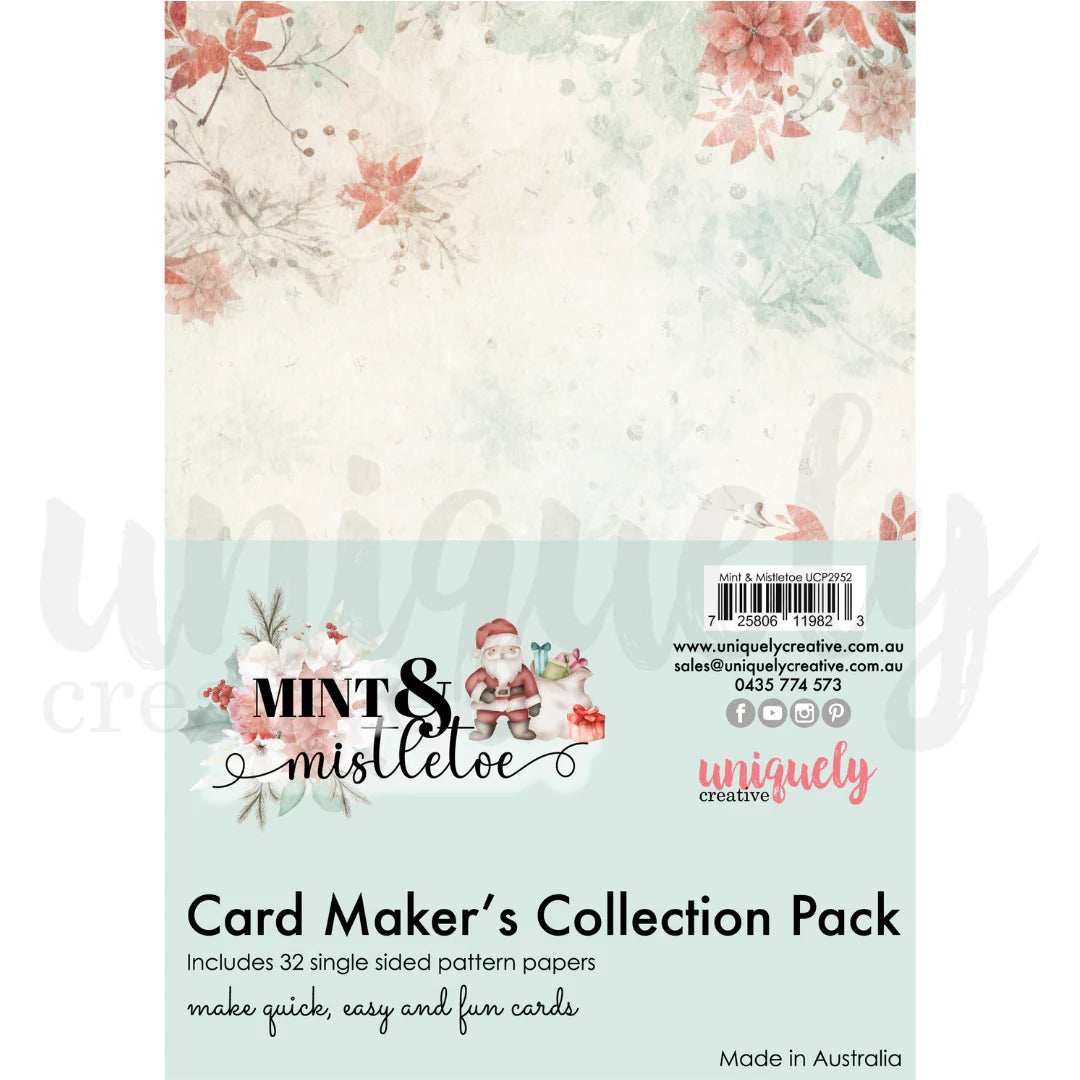 Uniquely Creative Mint & Mistletoe Card Maker's Collection Pack