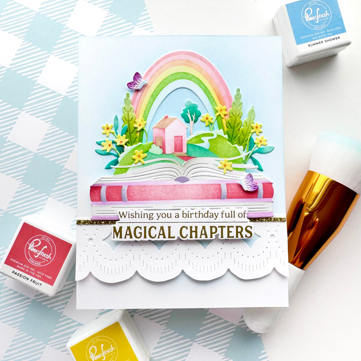 Pinkfresh Studio Nature's Narrative die & Stencil Bundle