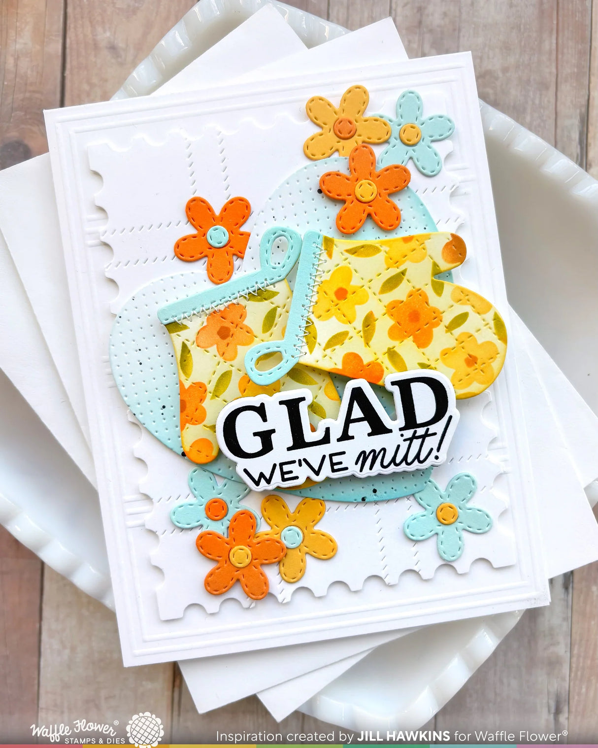 Waffle Flower Craft Nesting Postage Layers Die