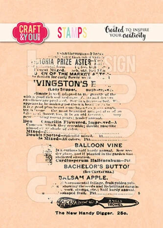 Craft & You Design Newspaper Stamps (CYD-CS044)