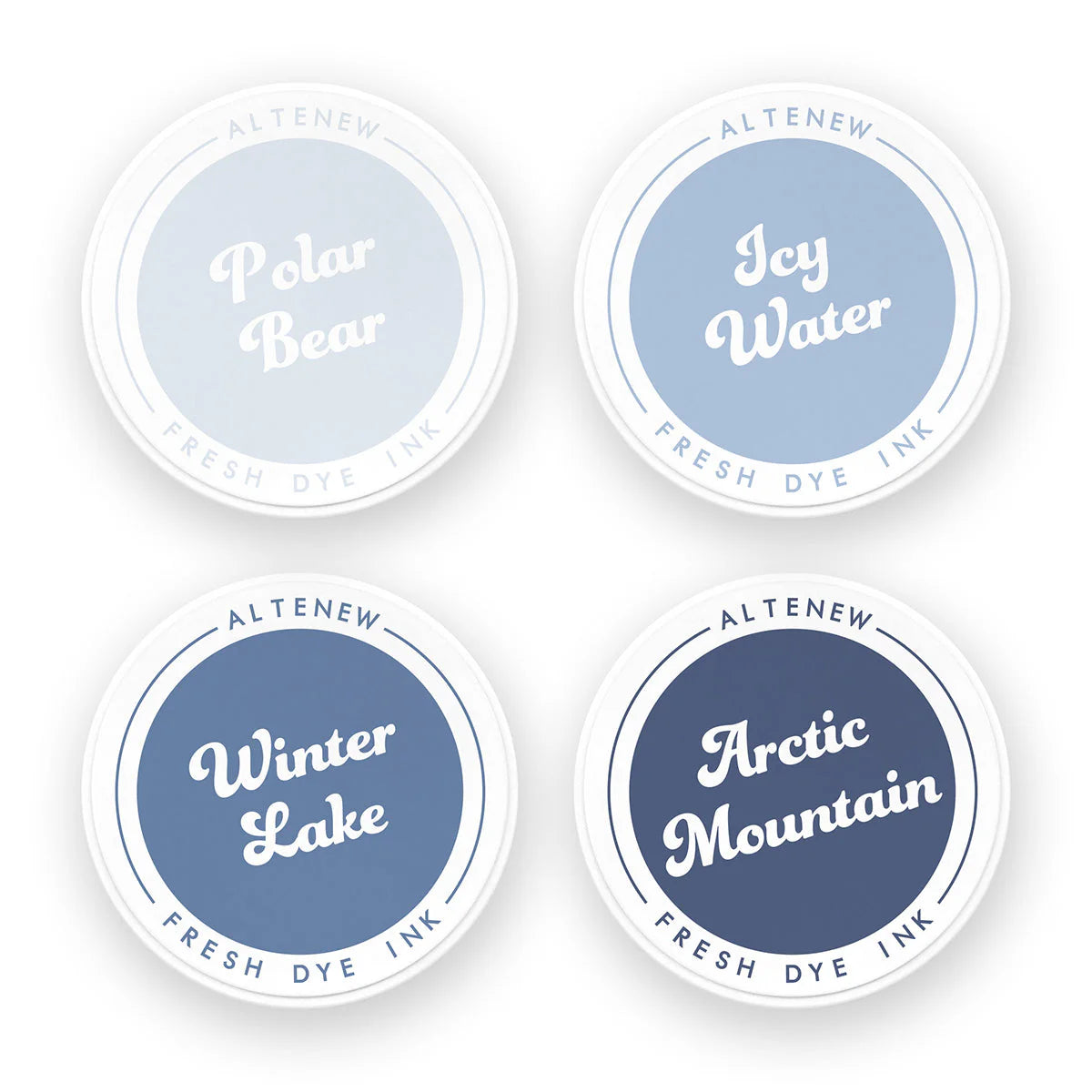 Altenew Northern Shore Fresh Dye Ink (round)