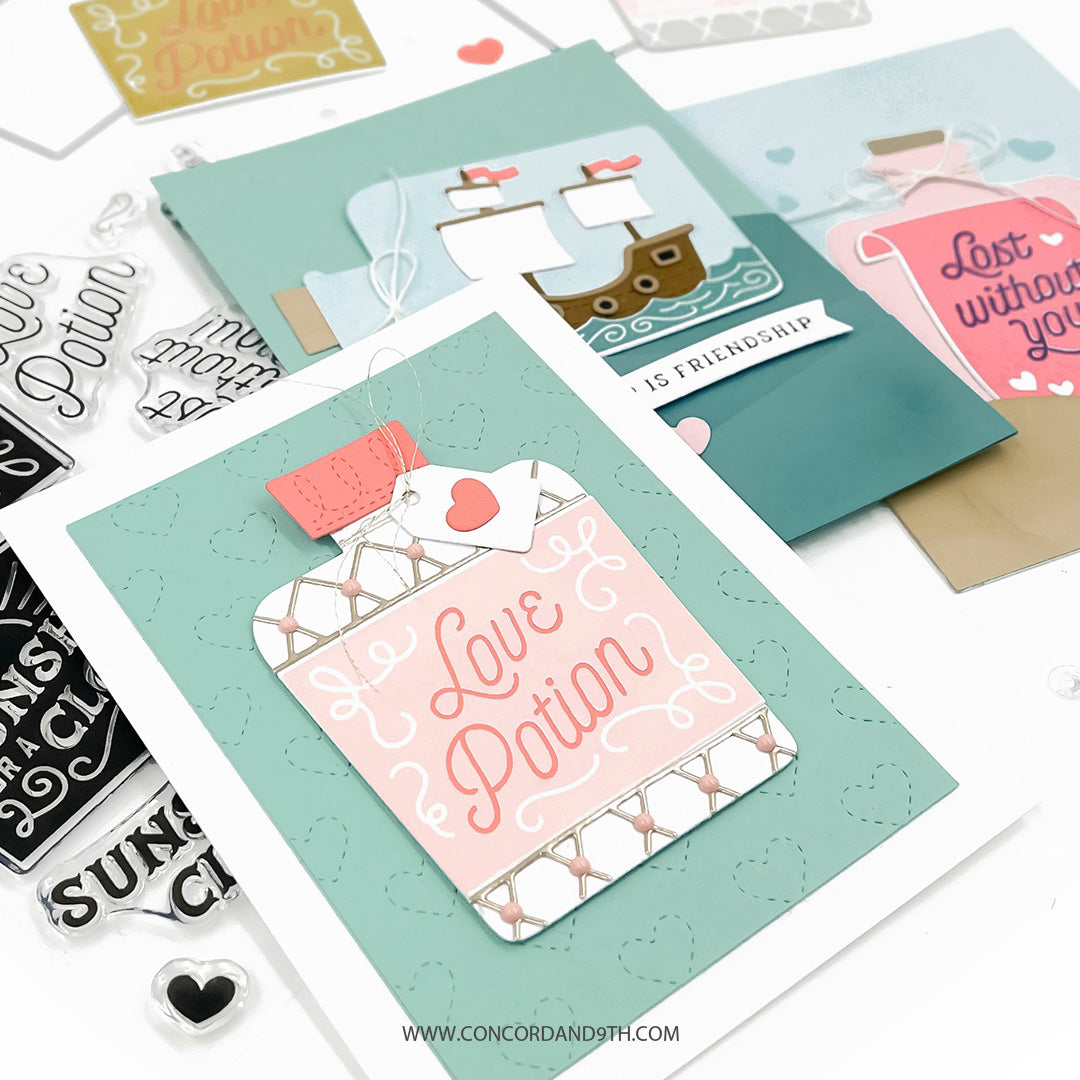 Concord & 9th Oceans & Potions Stamp Set (6 x 6) / Die Bundle
