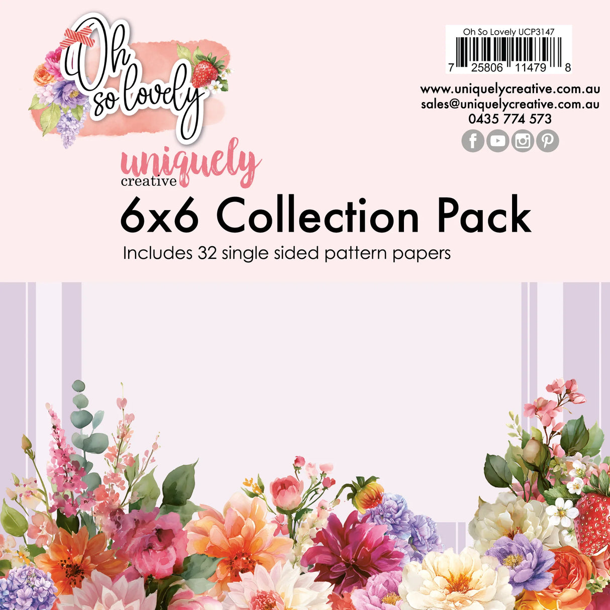 Uniquely Creative Oh So Lovely 6 x 6 Collection Pack