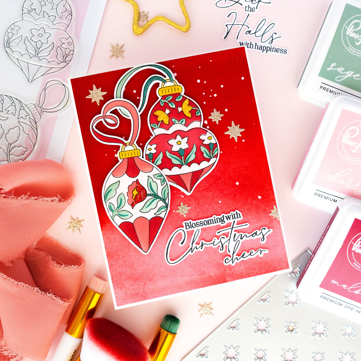 Pinkfresh Studio Ornamental Beauty press plate