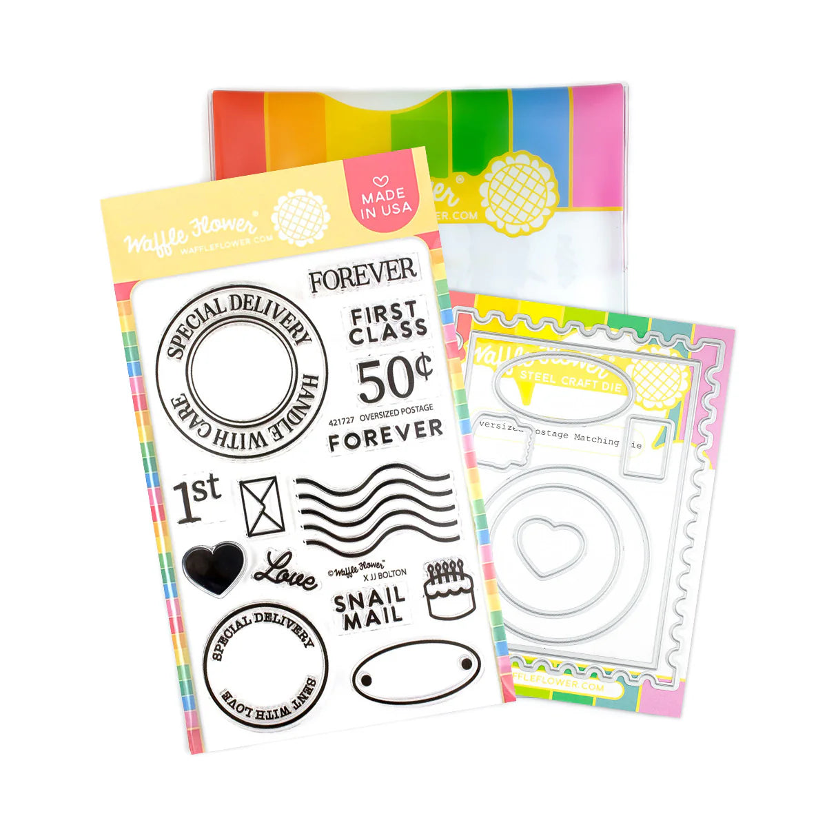 Waffle Flower Crafts Oversized Postage Combo