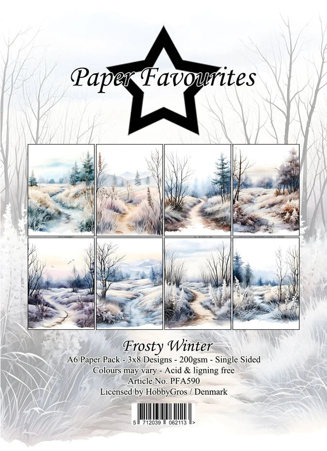 Paper Favourites Frosty Winter A6 Paper Pad (PFA590)