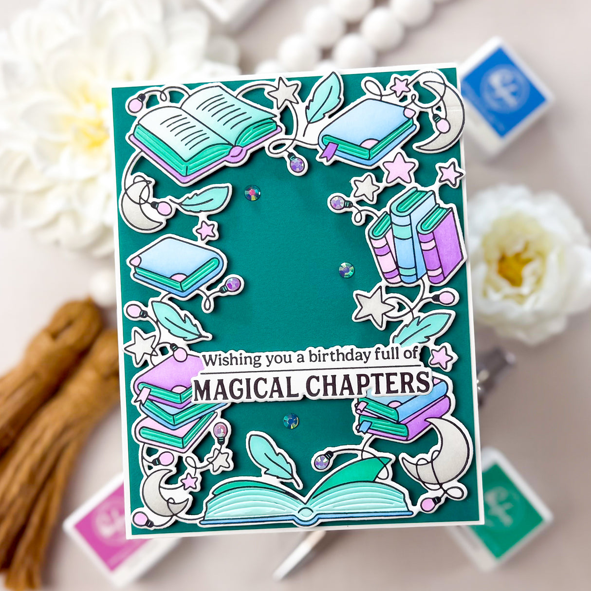 Pinkfresh Studio Twilight Tales stamp, Stencil & Die Bundle