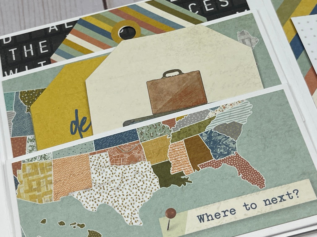 PhotoPlay Interactive 5.25x 5.25 inch Travelogue Mini Album