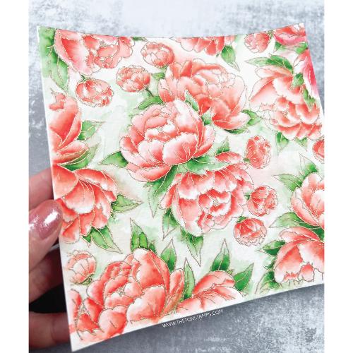 The Ton Stamps Palatial Peonies