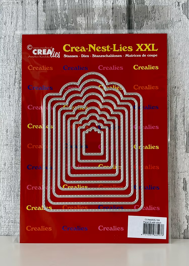 Crealies Crea-Nest-Lies XXL Panel B with Stitch Dies xxl184
