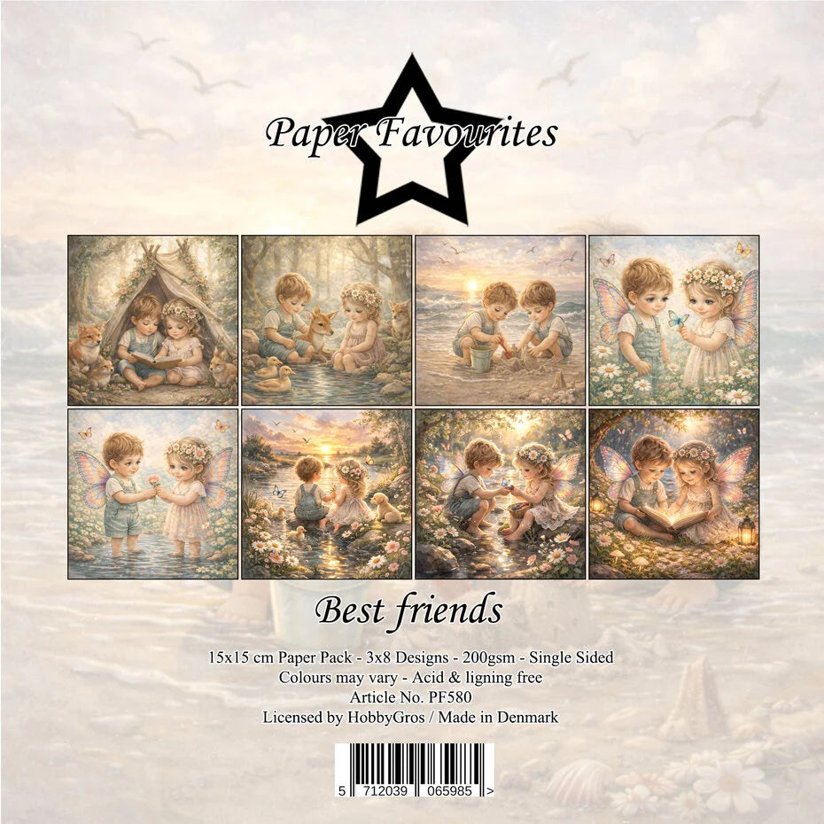 Paper Favourites Best Friends 6x6 Inch Paper Pack (PF580)