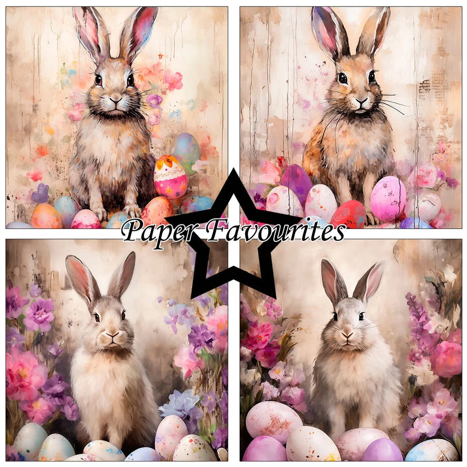 Paper Favourites Easter Bunny 6x6 Inch Paper Pack (PF568)