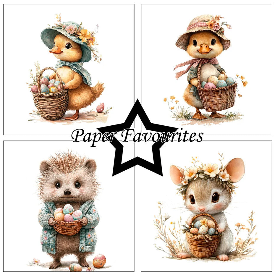 Paper Favourites Easter Friends 6x6 Inch Paper Pack (PF570)