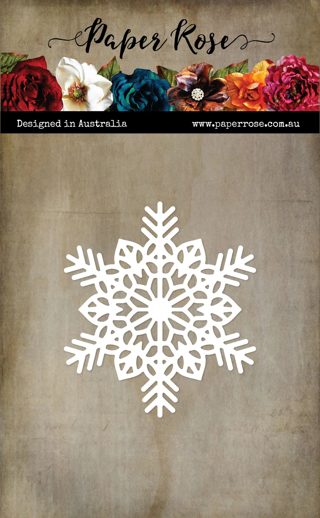 Paper Rose Studio Christmas Snowflake 2 Metal Cutting Die 32433