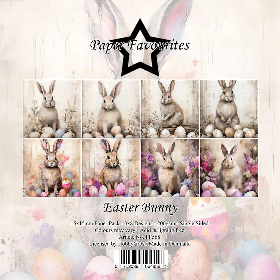 Paper Favourites Easter Bunny 6x6 Inch Paper Pack (PF568)