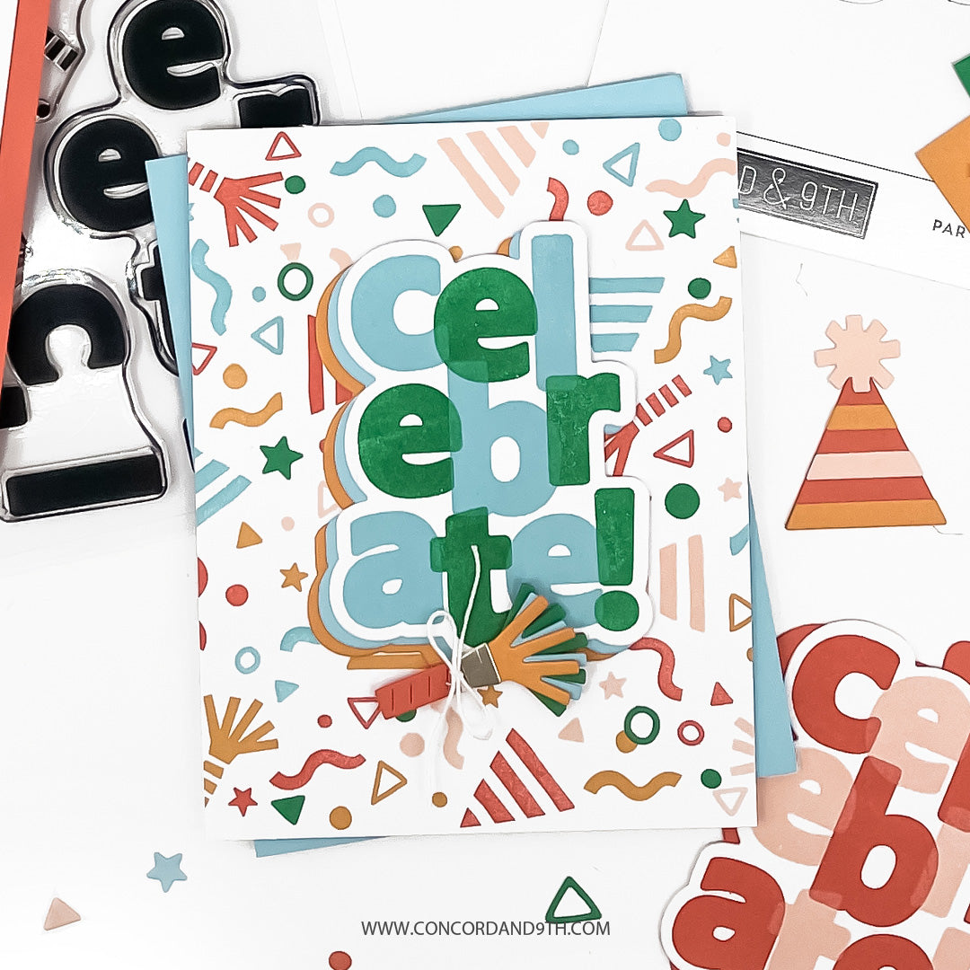 Concord & 9th Party Time Turnabout™ Stamp Set (6 x 8)