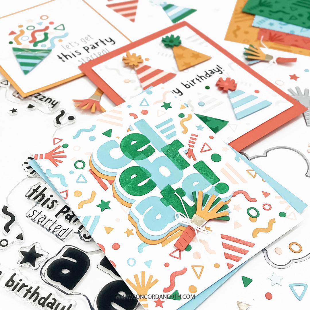 Concord & 9th Party Time Turnabout™ Stamp Set (6 x 8)