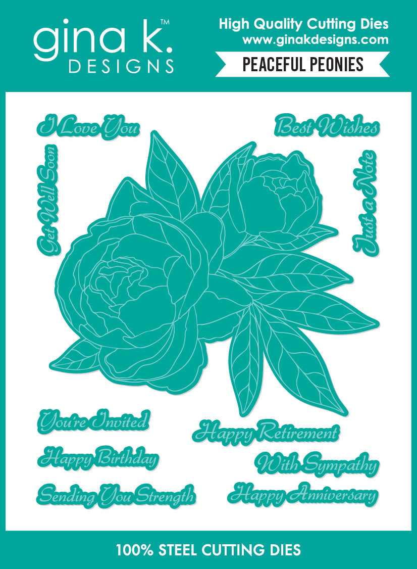 Gina K Designs BUNDLE – Peaceful Peonies