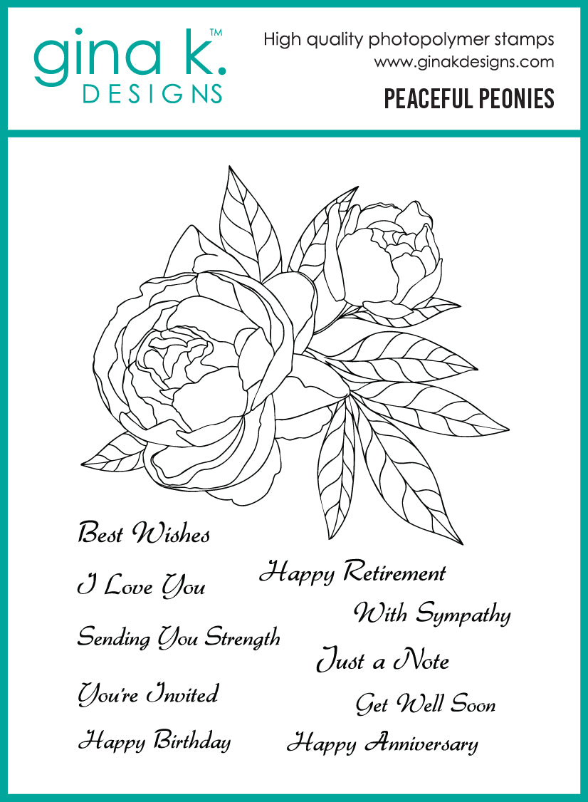 Gina K Designs BUNDLE – Peaceful Peonies