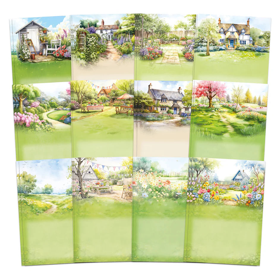 Katy Sue Designs Picket Fence Scene Stash, 24 sheets