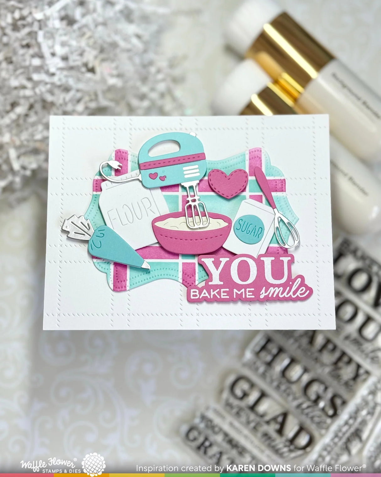 Waffle Flower Craft Picnic Plaid Die