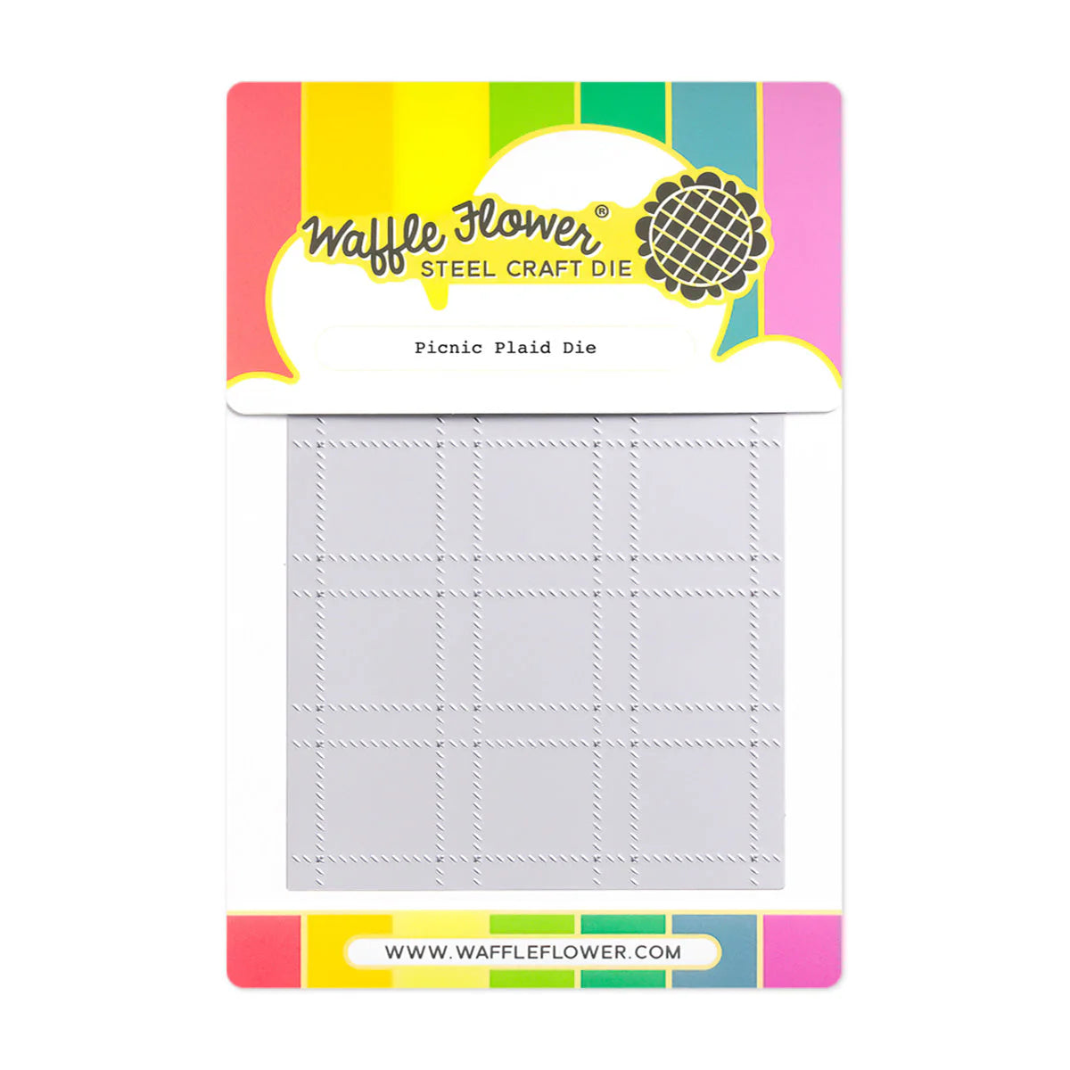 Waffle Flower Craft Picnic Plaid Die