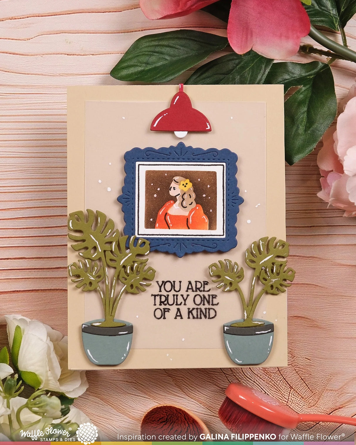 Waffle Flower Crafts Picture Perfect Sentiments Stamp Set