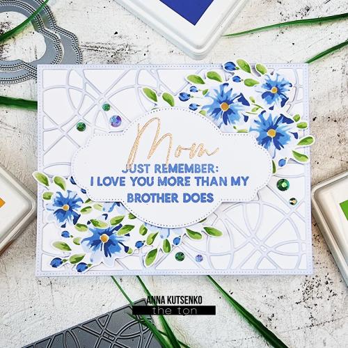 The Ton Stamps Posy Bouquet Layering Stencils