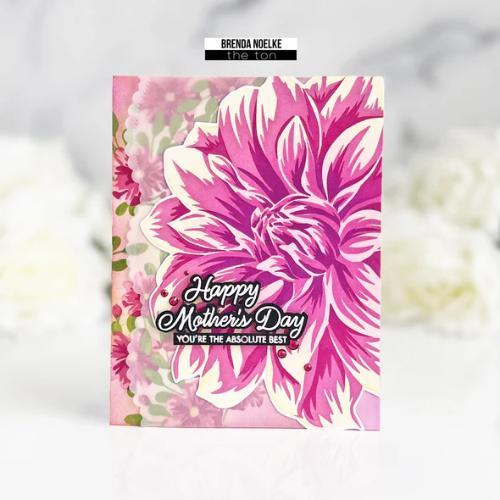 The Ton Stamps Posy Bouquet Layering Stencils