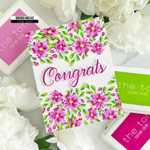 The Ton Stamps Posy Bouquet Layering Stencils