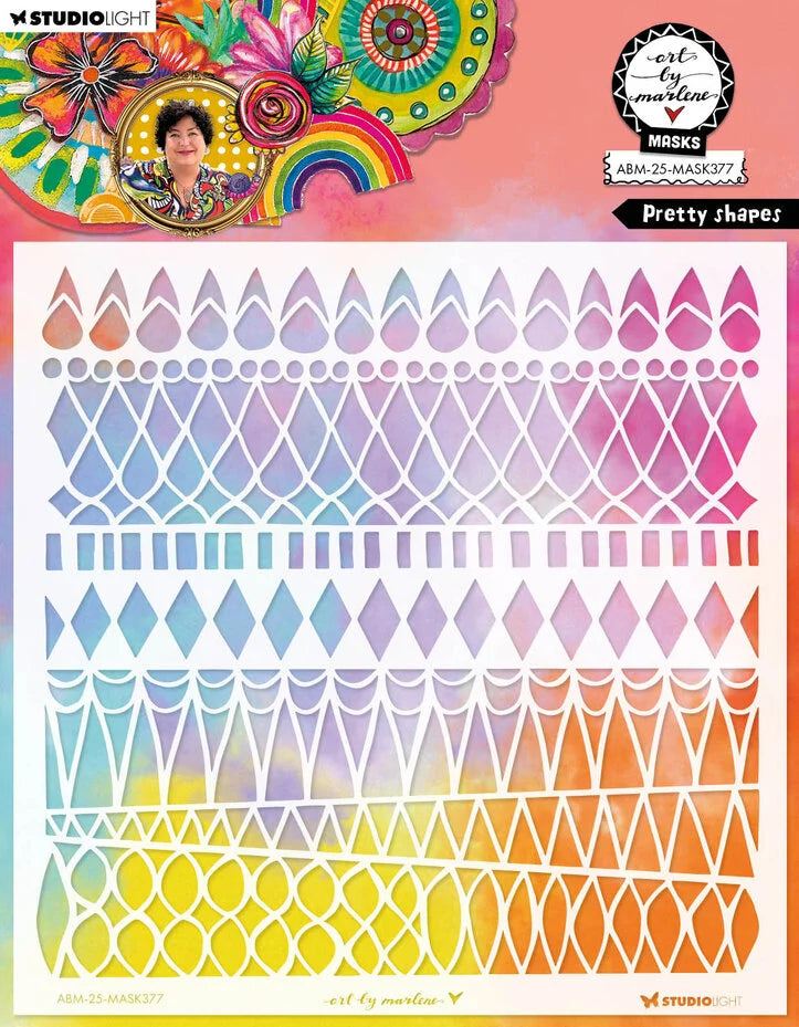Art By Marlene Pretty Shapes Mask (ABM-25-MASK377)