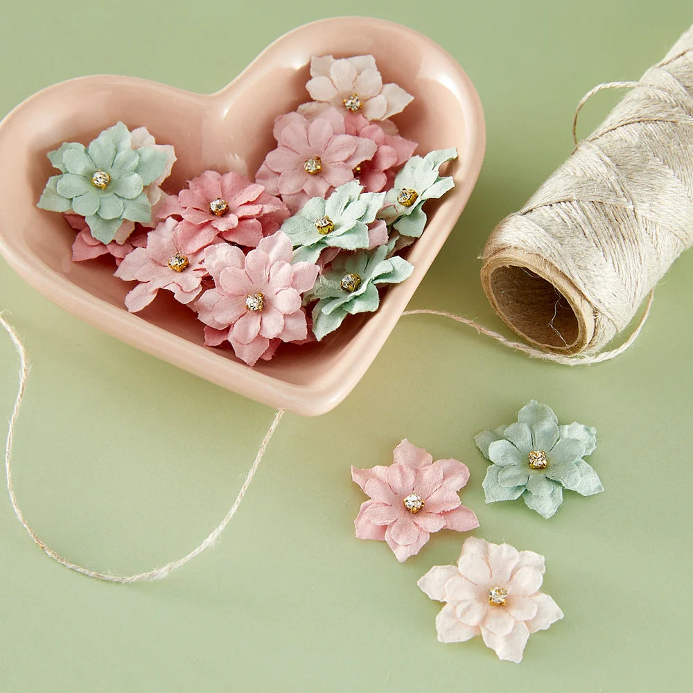Prima Marketing Buttons & Keepsakes by Frank Garcia Delicate Trimmings Dimensional Flowers