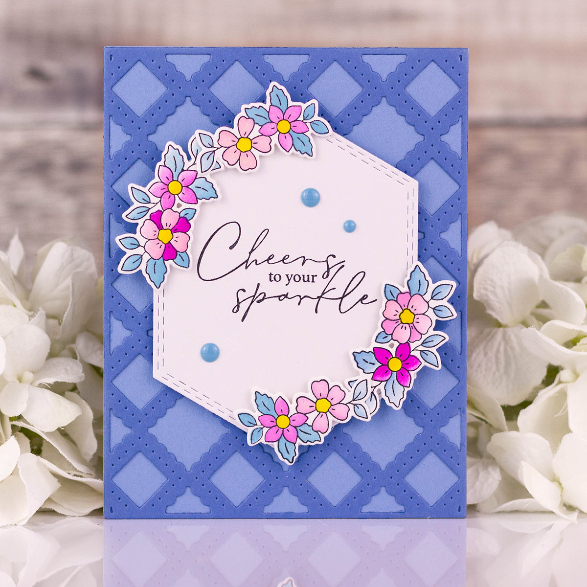 Pinkfresh Studio Fragrance Notes Stamp, Die & Stencil Bundle