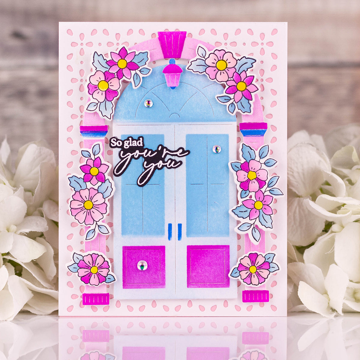 Pinkfresh Studio Fragrance Notes Stamp, Die & Stencil Bundle
