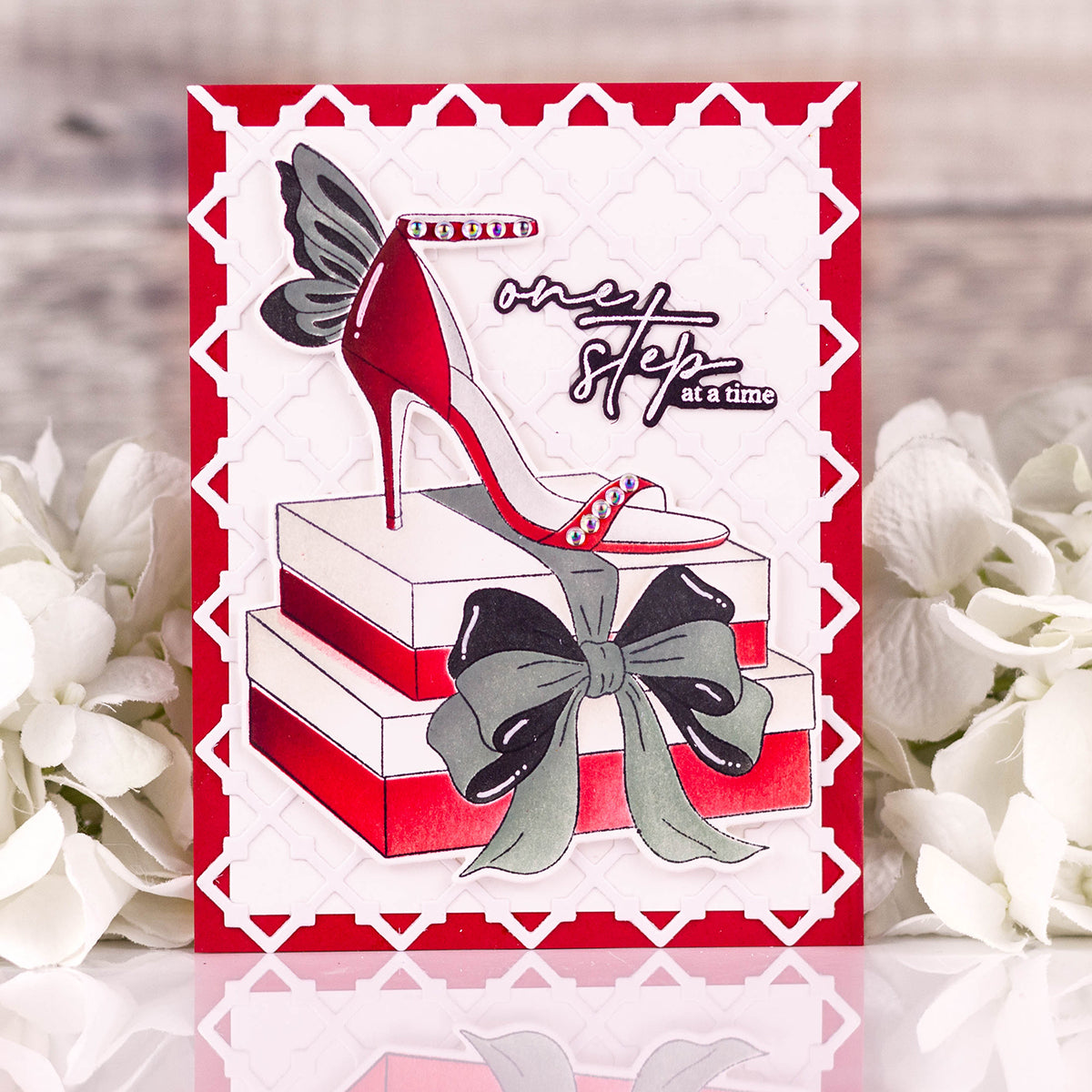 Pinkfresh Studio Step into Style Stamp, Die & Stencil Bundle