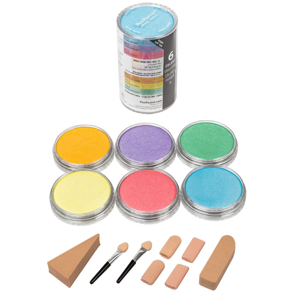 PanPastel Ultra Soft Pastel 6 Colour Pearlescent Set