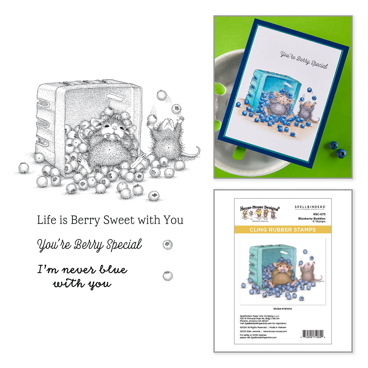 Spellbinders House-Mouse Sunflower Walk Collector Bundle