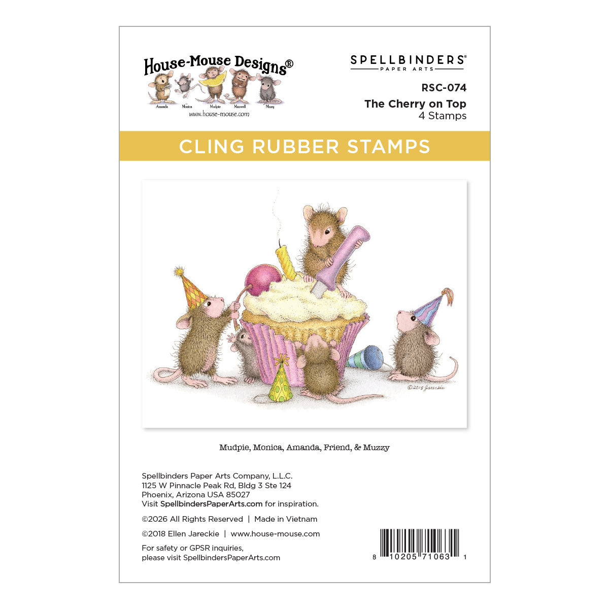 Spellbinders House-Mouse Sunflower Walk Collector Bundle