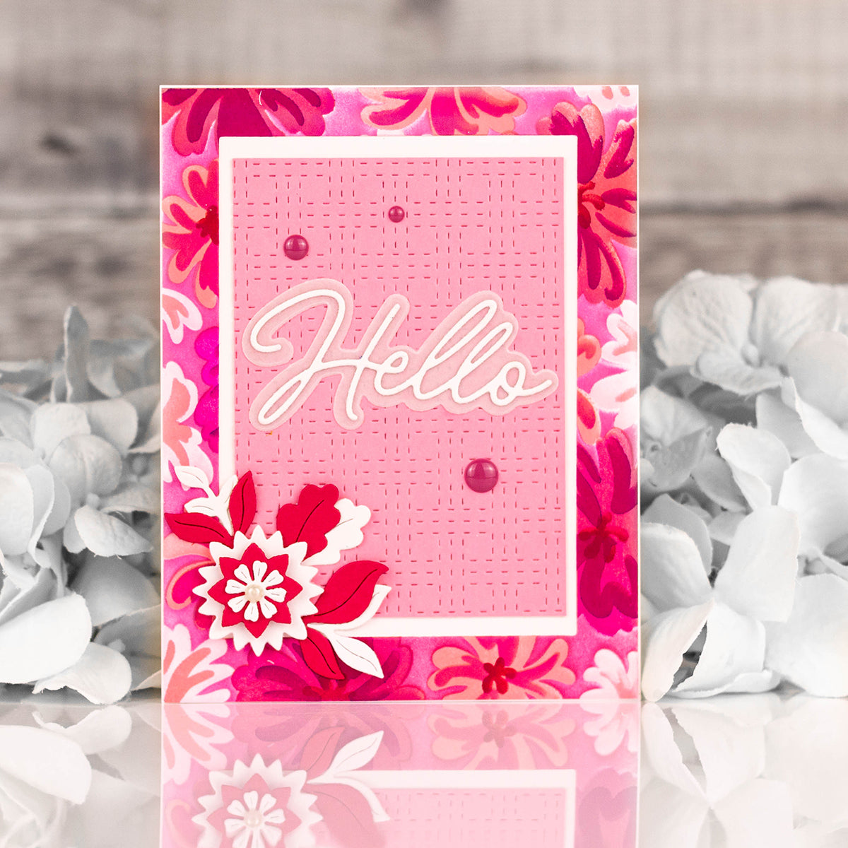 Pinkfresh Studio Petal Pop stencil